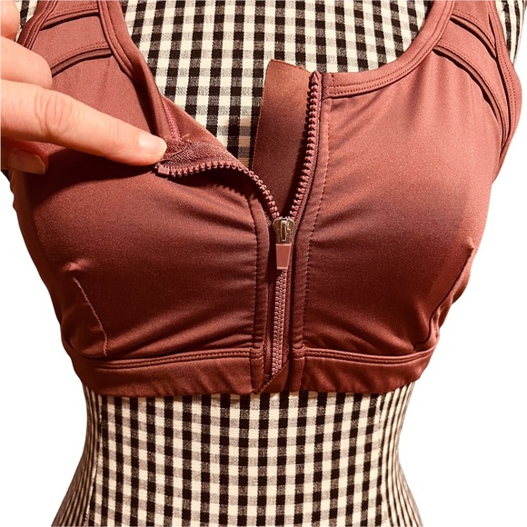Fabletics ~ Ellie Mauve Zip-Front Sports Bra ~ Small - Picture 5 of 6